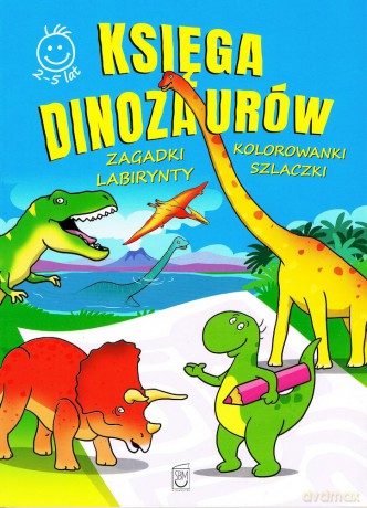 Księga dinozaurów. Zagadki - Marek Regner [KSIĄŻKA]
