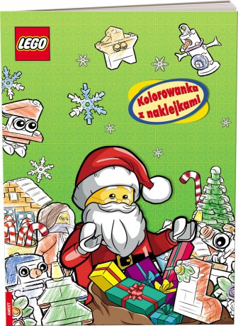 LEGO iconic Kolorowanka z naklejkami NA-6602 [KSIĄŻKA]