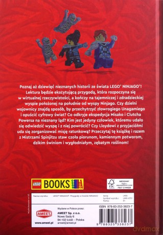 LEGO Ninjago Przygody w krainie Ninjago LNRJ-6721 [KSIĄŻKA]