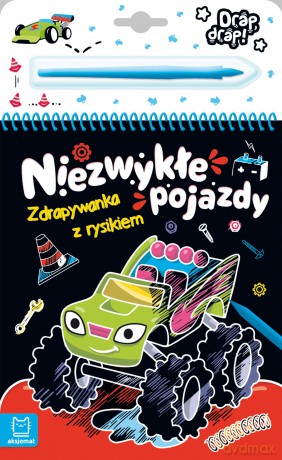 Niezwykłe pojazdy. Zdrapywanka z rysikiem [KSIĄŻKA]