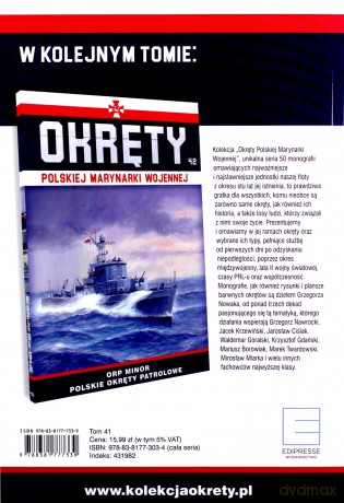ORP Wilk i ORP Dzik. Okręty Polskiej Marynarki Wojennej (Tom 41) [KSIĄŻKA]