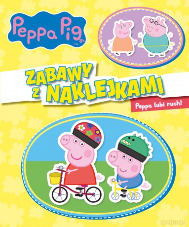 Peppa lubi ruch! Zabawy z naklejkami. Świnka Peppa [KSIĄŻKA]