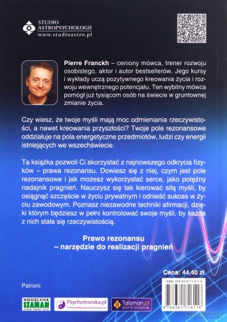 Prawo Rezonansu. Nastrój myśli na realizację swoich pragnień - Pierre Franckh [KSIĄŻKA]