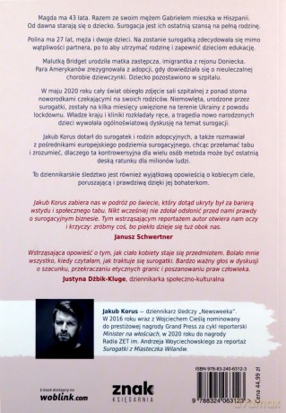 Surogatki. Historie kobiet, które rodzą "po cichu" - Jakub Korus [KSIĄŻKA]