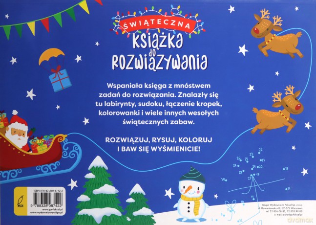 Świąteczna książka do rozwiązywania [KSIĄŻKA]
