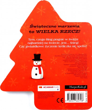 Świąteczne życzenie Binga. Bing. Książeczki kartonowe [KSIĄŻKA]