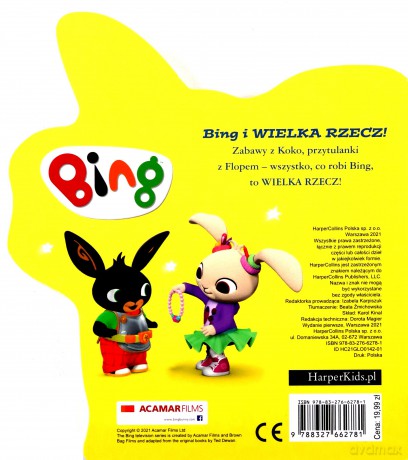 Wielka rzecz! Bing. Książeczki kartonowe [KSIĄŻKA]