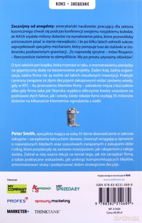 Złe decyzje zakupowe. Błędy, które mogą kosztować Twoją firmę miliony - Peter Smith [KSIĄŻKA]