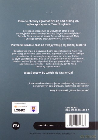Zły Czarnoksiężnik z Oz - Jonathan Green [KSIĄŻKA]
