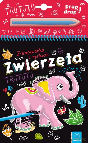 Zwierzęta. Zdrapywanka z rysikiem [KSIĄŻKA]