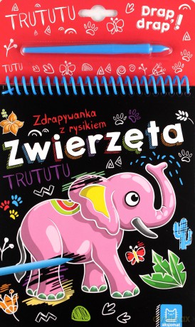 Zwierzęta. Zdrapywanka z rysikiem [KSIĄŻKA]