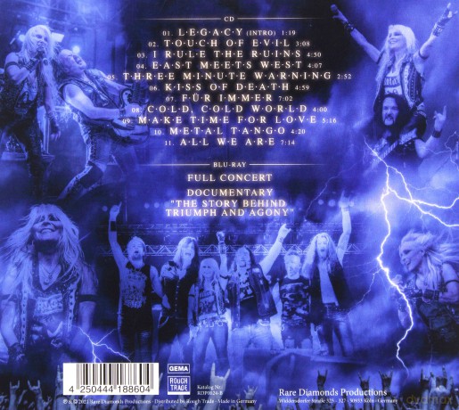Doro: Warlock - Triumph and Agony Live [CD]+[Blu-Ray]
