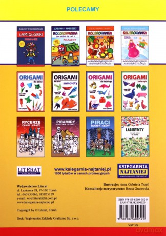 Kolorowanka ukryte obrazki [KSIĄŻKA]