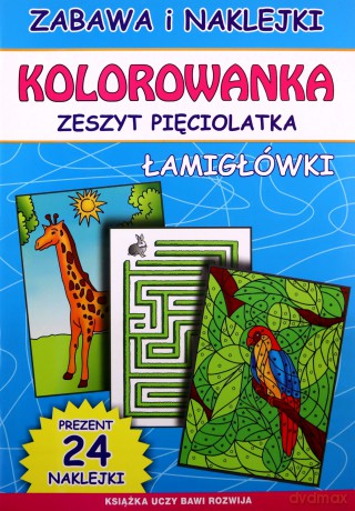 Kolorowanka Zeszyt pięciolatka - Beata Guzowska, Marta Bindek [KSIĄŻKA]