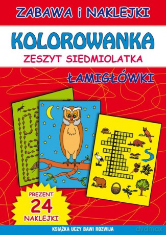 Kolorowanka zeszyt siedmiolatka - Beata Guzowska, Marta Bindek [KSIĄŻKA]