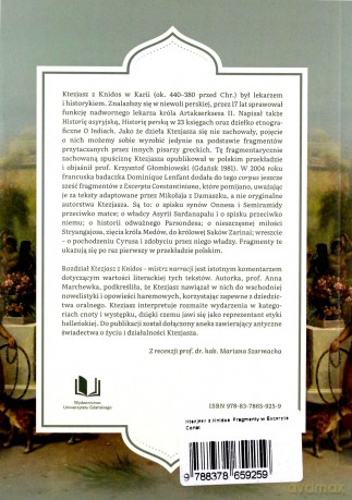 Ktezjasz z Knidos. Fragmenty w Excerpta Constantina - Knidos Ktezjasz z [KSIĄŻKA]