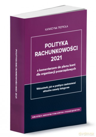 Polityka rachunkowości 2021 z komentarzem do planu kont dla organizacji pozarządowych [KSIĄŻKA]