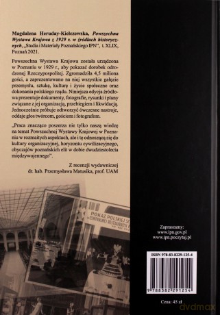 Powszechna Wystawa Krajowa z 1929 r. w źródłach historycznych - Magdalena Heruday-Kiełczewska [KSIĄŻKA]