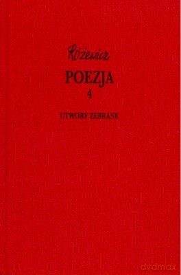 Różewicz Poezja 4 Utwory Zebrane [KSIĄŻKA]