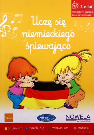 Uczę się niemieckiego śpiewająco Książka nagrania scenariusze zajęć [KSIĄŻKA]