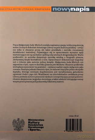 W cieniu marnego czasu O twórczości Antoniego Libery - Małgorzata Juda-Mieloch [KSIĄŻKA]