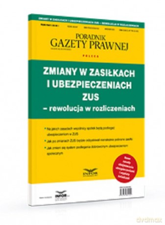 Zmiany w zasiłkach i ubezpieczeniach ZUS [KSIĄŻKA]