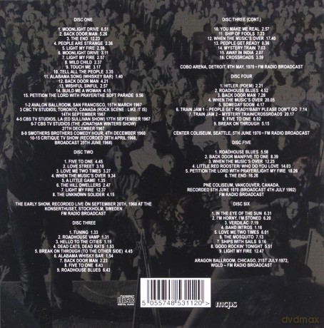 The Doors: Break On Through Live 1967-1972 [6CD]