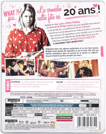 Bridget Jones's Diary (Dziennik Bridget Jones) (steelbook) [Blu-Ray 4K]+[Blu-Ray]