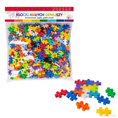 Klocki małych geniuszy - Mini puzzle 266 el. [KLOCKI]