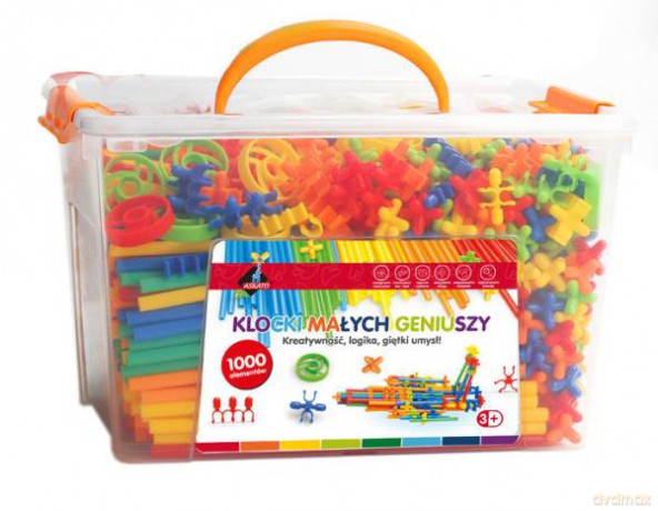 Klocki małych geniuszy - Słomki 1000 el. [KLOCKI]