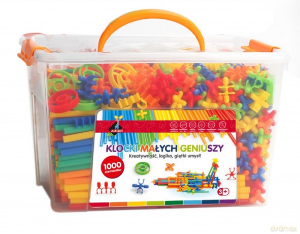 Klocki małych geniuszy - Słomki 1000 el. [KLOCKI]