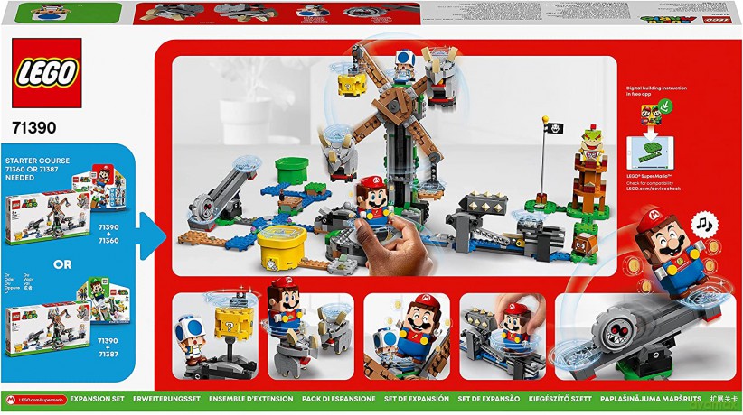 LEGO Super Mario Walka z Reznorami - zestaw dodatkowy (71390) [KLOCKI]