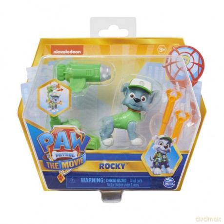 Psi Patrol Film Bohaterowie Akcji z wyrzutnią Rocky [FIGURKA]