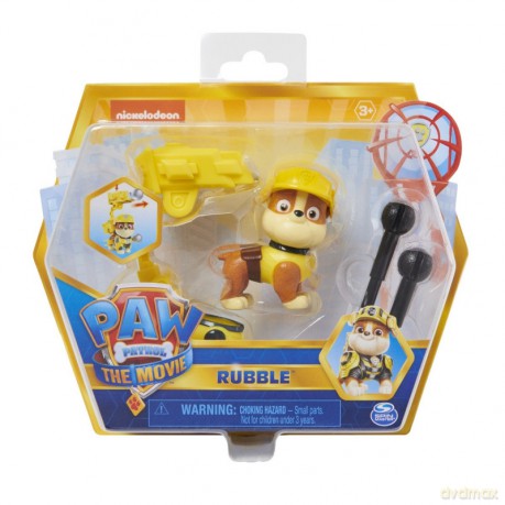 Psi Patrol Film Bohaterowie Akcji z wyrzutnią Rubble [FIGURKA]