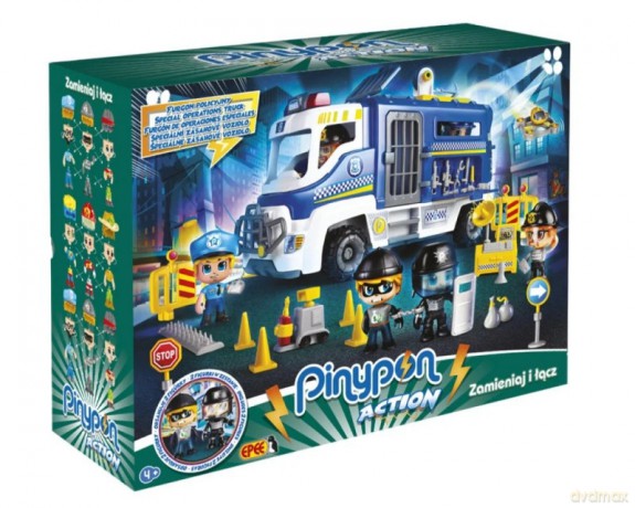 Zestaw figurek PinyPon Action Furgon policyjny z figurkami [FIGURKA]