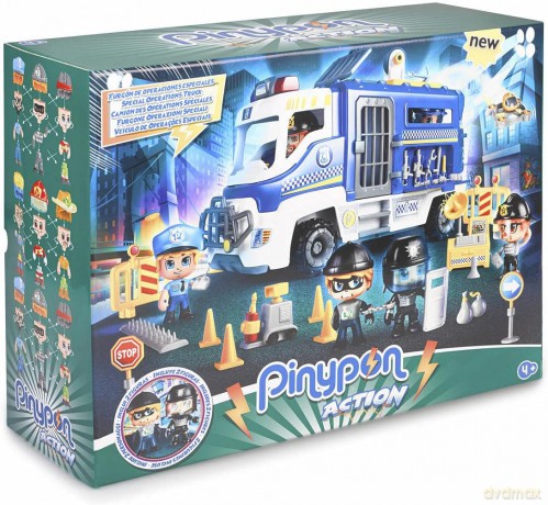 Zestaw figurek PinyPon Action Furgon policyjny z figurkami [FIGURKA]