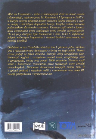 Młot na czarownice (Tom I) język współczesny - Heinrich Krammer, Jacob Sprenger [KSIĄŻKA]