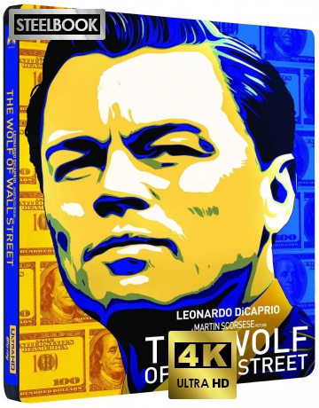 The Wolf of Wall Street (Wilk z Wall Street) (steelbook) [Blu-Ray 4K]+[Blu-Ray]