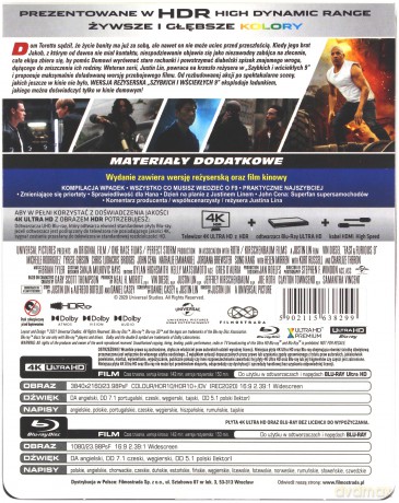 Szybcy i wściekli 9 (wersja reżyserska + wersja kinowa) (steelbook) [Blu-Ray 4K]+[Blu-Ray]