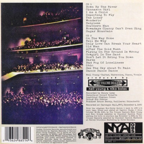 Neil Young: Carnegie Hall 1970 [2CD]