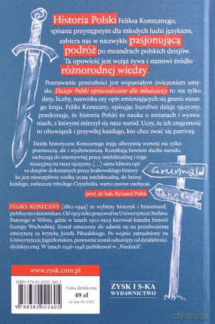 Dzieje Polski opowiedziane dla młodzieży - Feliks Koneczny [KSIĄŻKA]