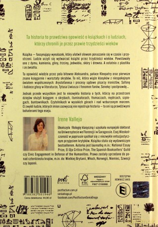 Nieskończoność w papirusie. Fascynujące dzieje książki od czasów starożytnych - Irene Vallejo [KSIĄŻKA]