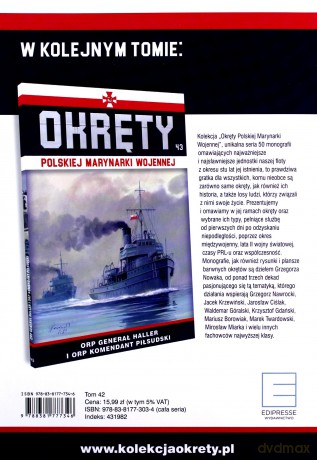 ORP Minor. Polskie okręty patrolowe. Okręty Polskiej Marynarki Wojennej (Tom 42) [KSIĄŻKA]