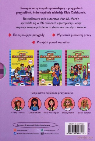 Pakiet Klub Opiekunek - Ann M. Martin [KSIĄŻKA]