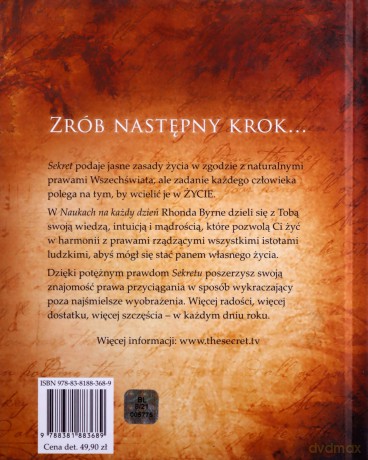 The Secret. Nauki na każdy dzień - Rhonda Byrne [KSIĄŻKA]
