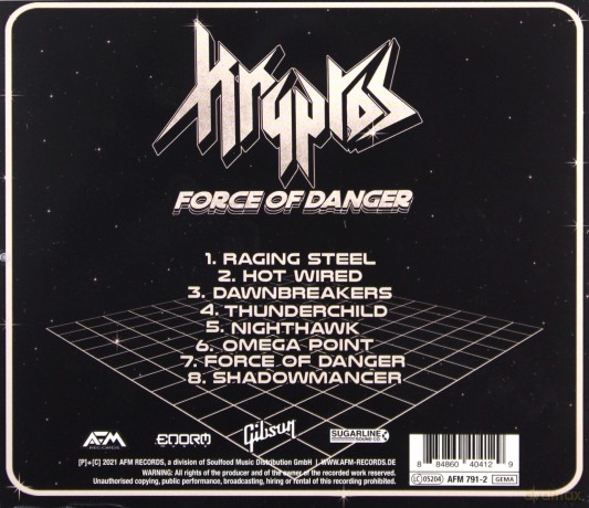 Kryptos: Force Of Danger [CD]