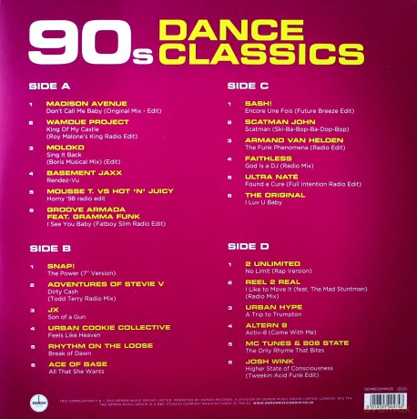90s Dance Classics [2xWinyl]