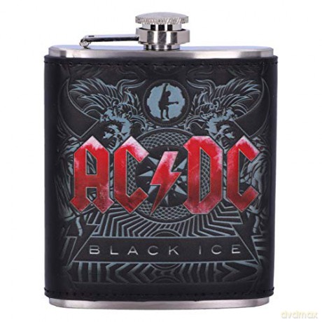 AC/DC piersiówka czarna