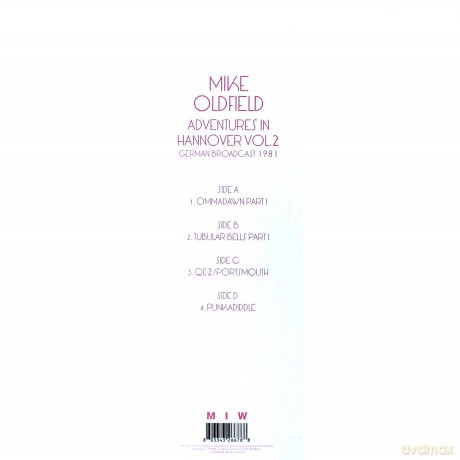Mike Oldfield: Adventures In Hannover Vol. 2 [2xWinyl]