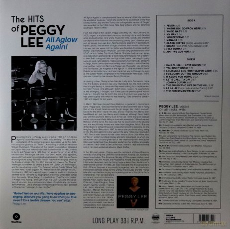 Peggy Lee: All Aglow Again (+8 Bonus Tracks) [Winyl]
